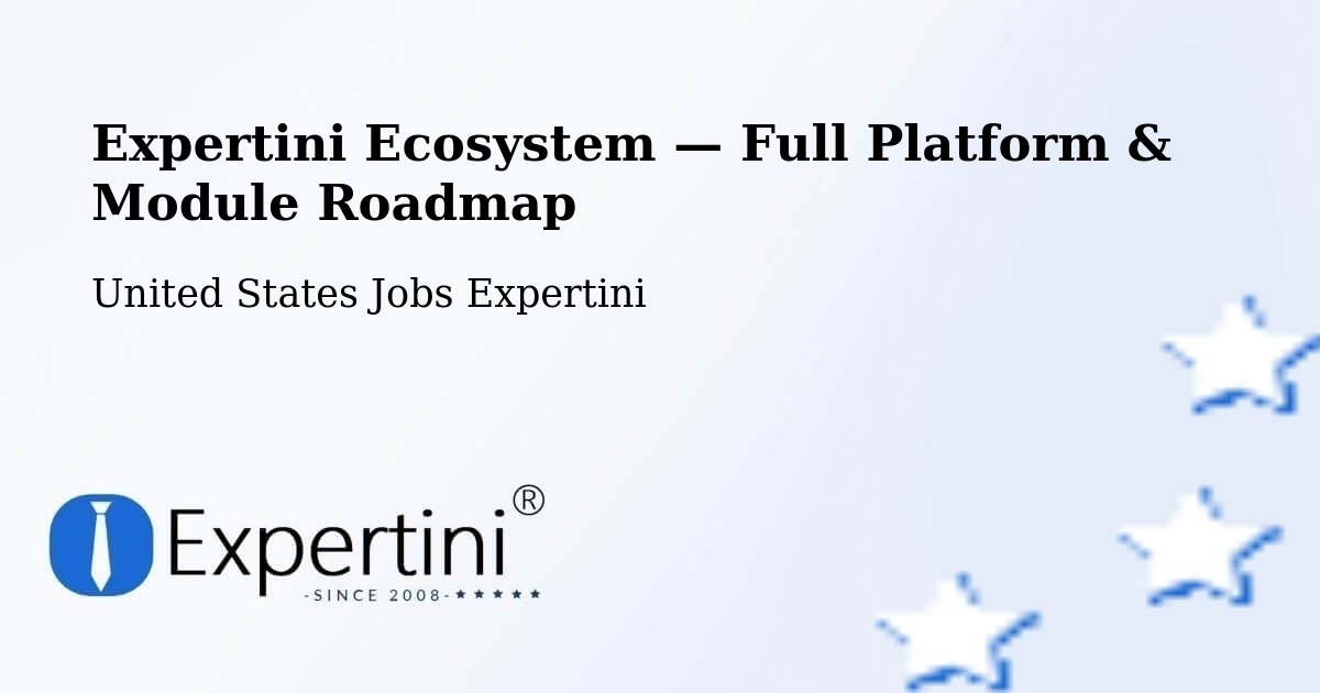 Expertini Ecosystem — Full Platform & Module Roadmap – Algonquin
